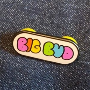 Big Bud Press logo pin